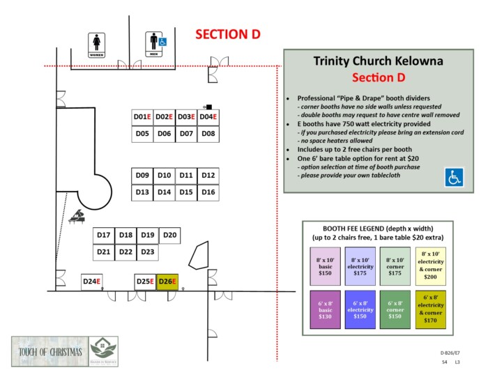 D26E - 6' x 8' Booth electricity - $170